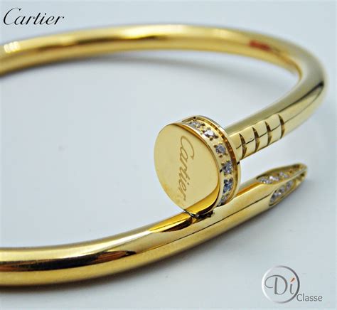 pulsera cartier clavo de oro